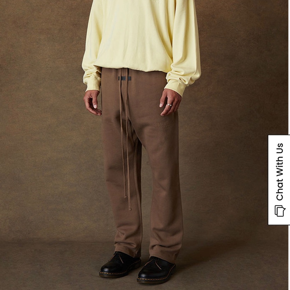 Fear of God Essentials Wood color Relaxed Sweatpants